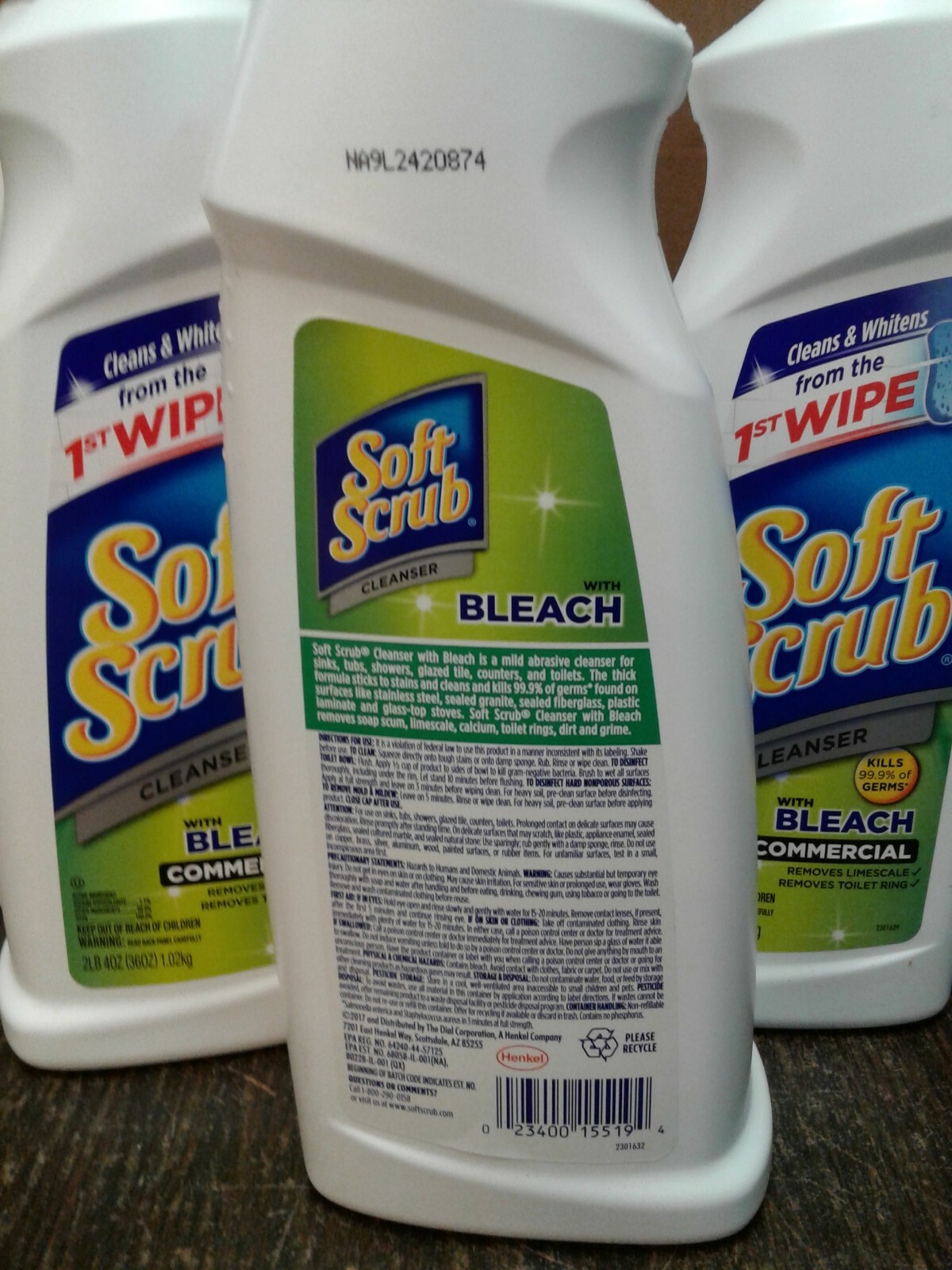 6 pack special Soft Scrub Cleanser 36 Oz Each NEW
