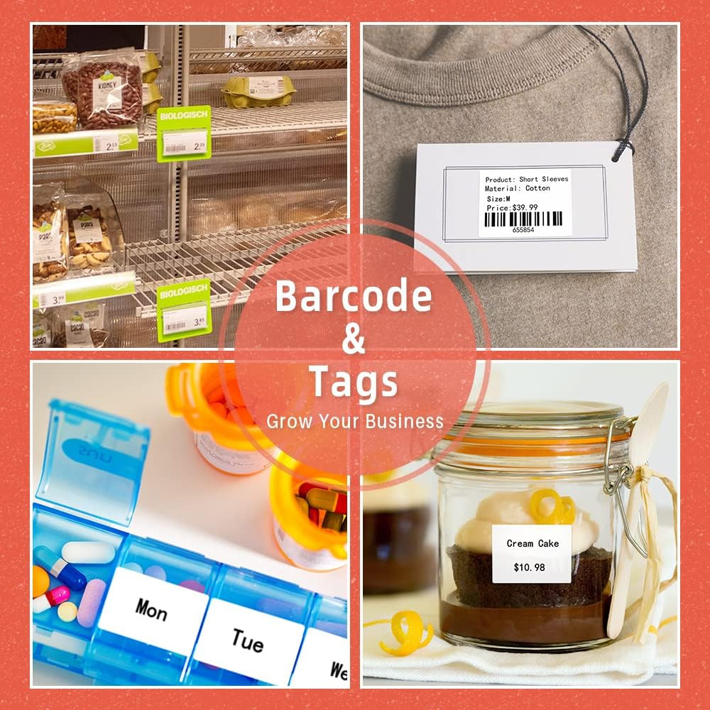 Phomemo Thermal Sticker Label Paper for M120/M110/M220/M250/M150 Label Maker