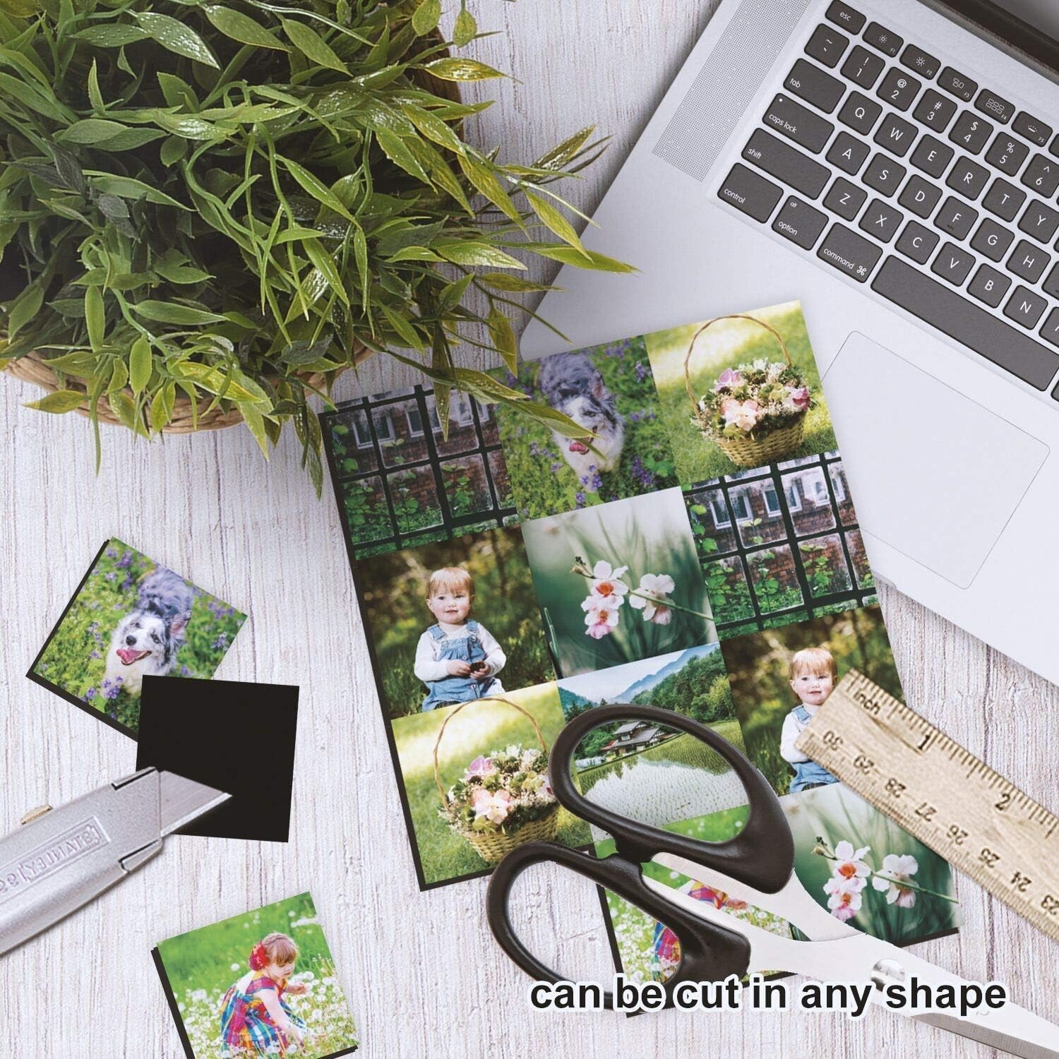 Vibrant 5 Sheets of 8.5×11 Magnetic Printer Paper for Personalized Projects