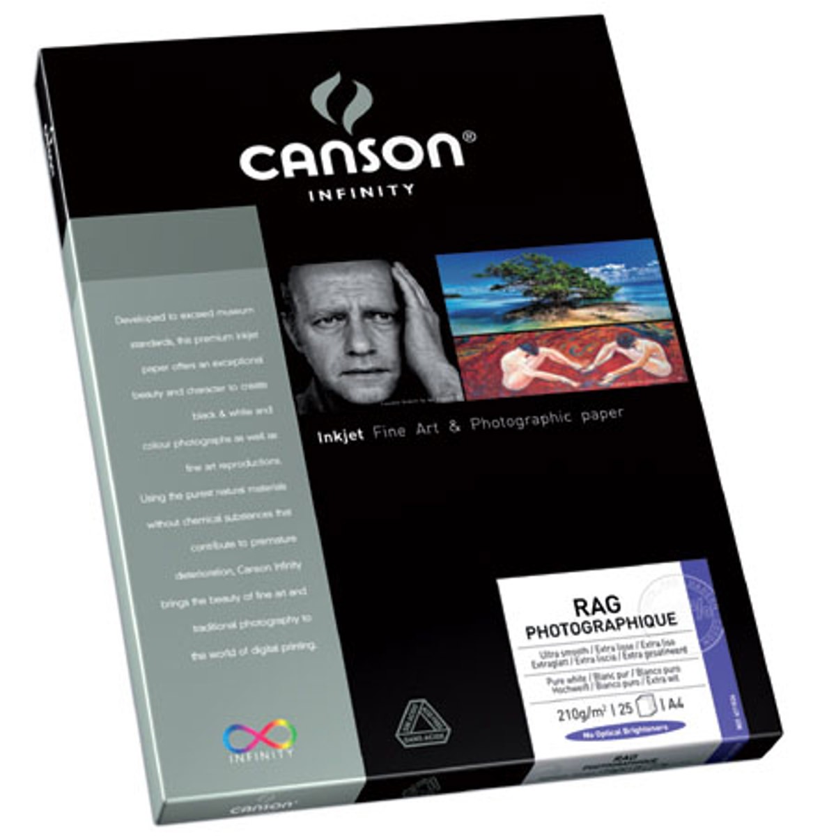 Canson Infinity Rag Photographique Fine Art Paper, 210 Gram, 11 x 17 Inch, 25 Sh