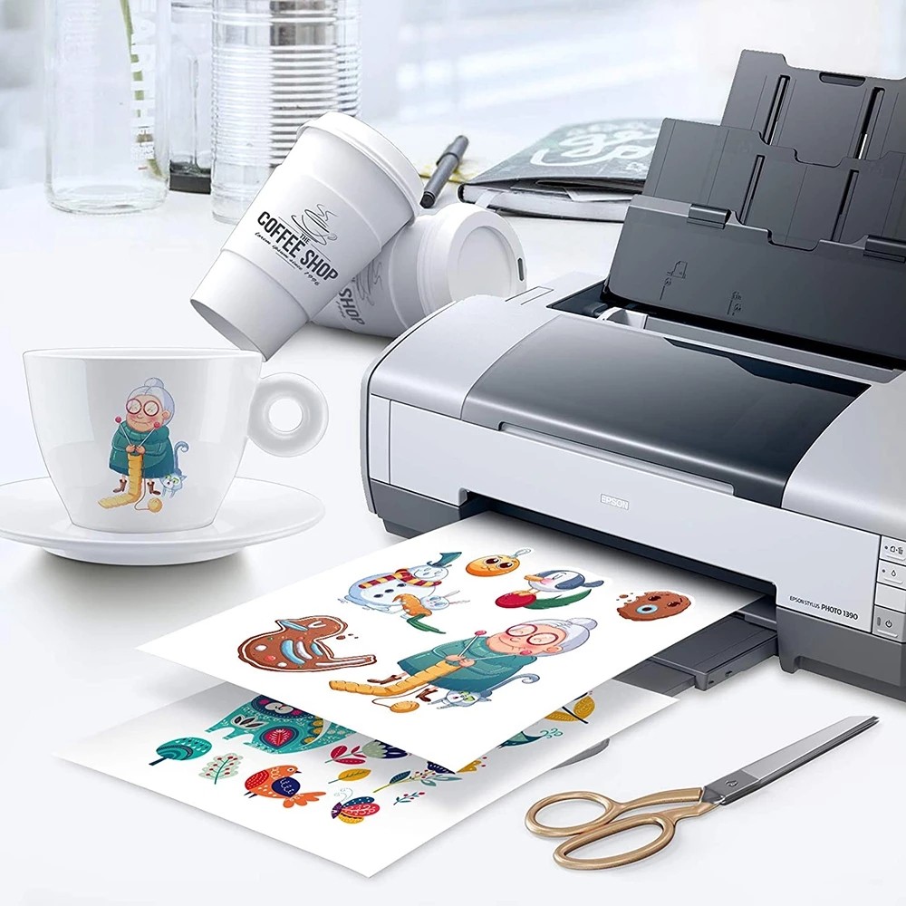 A4 Printable Vinyl Sticker Paper Self Adhesive Custom Label Inkjet Laser 8.5×11