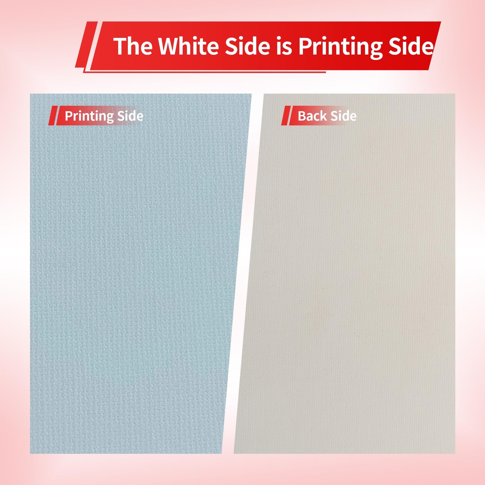 350g Premium Printable Cotton Fabric Sheets for Inkjet Printer – 8.5×11 Inch,…