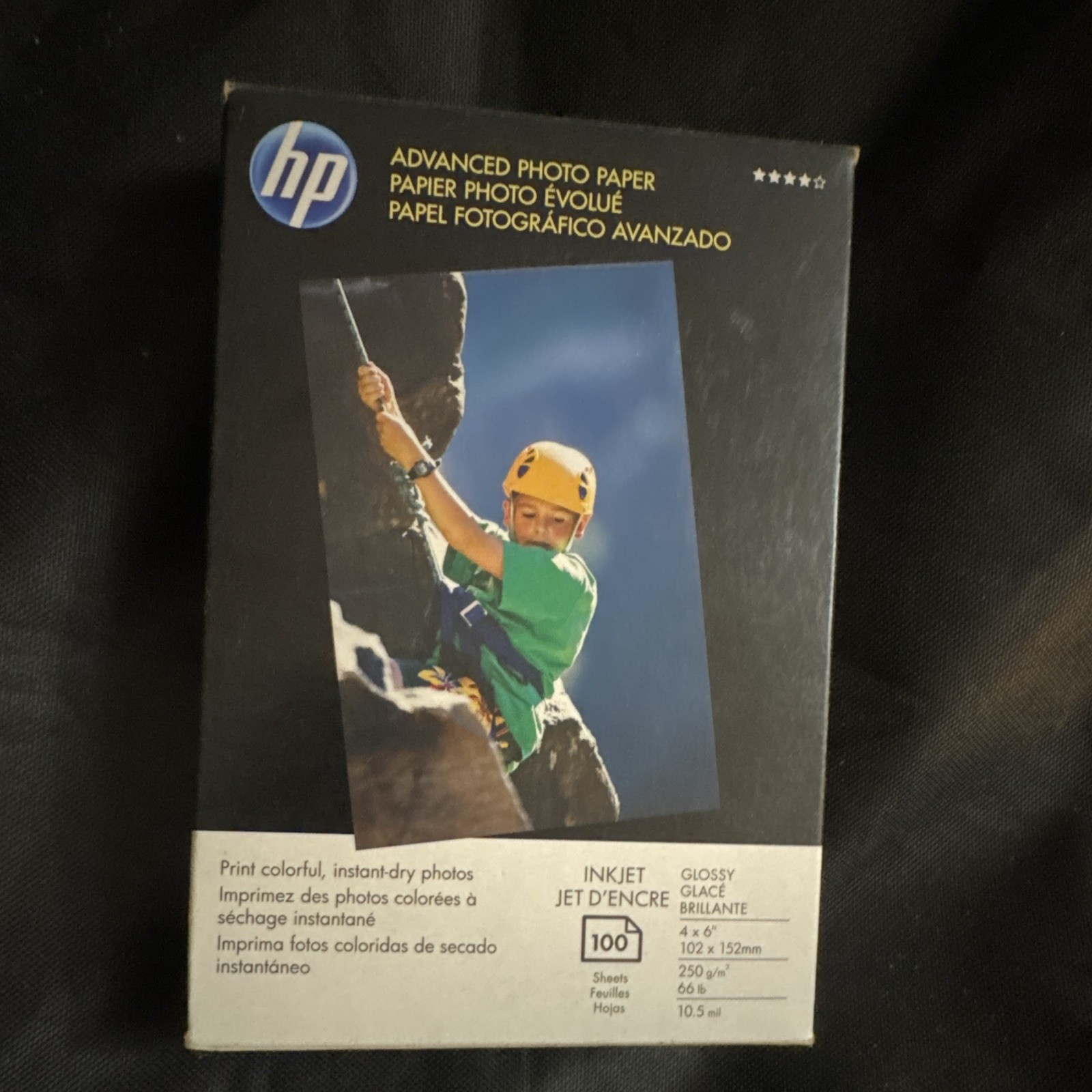 HP Advanced Photo Paper 4”x6” Glossy 100 Sheets Brand New Sealed