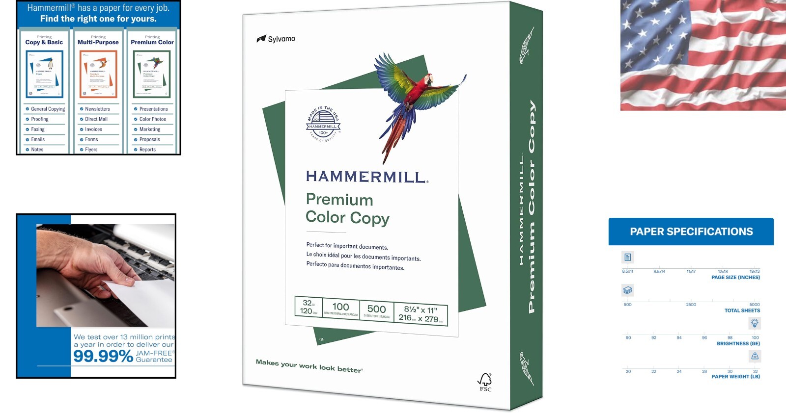 32 lb Premium Copy Paper 500 Sheets, 8.5 x 11 – Reliable for Presentations