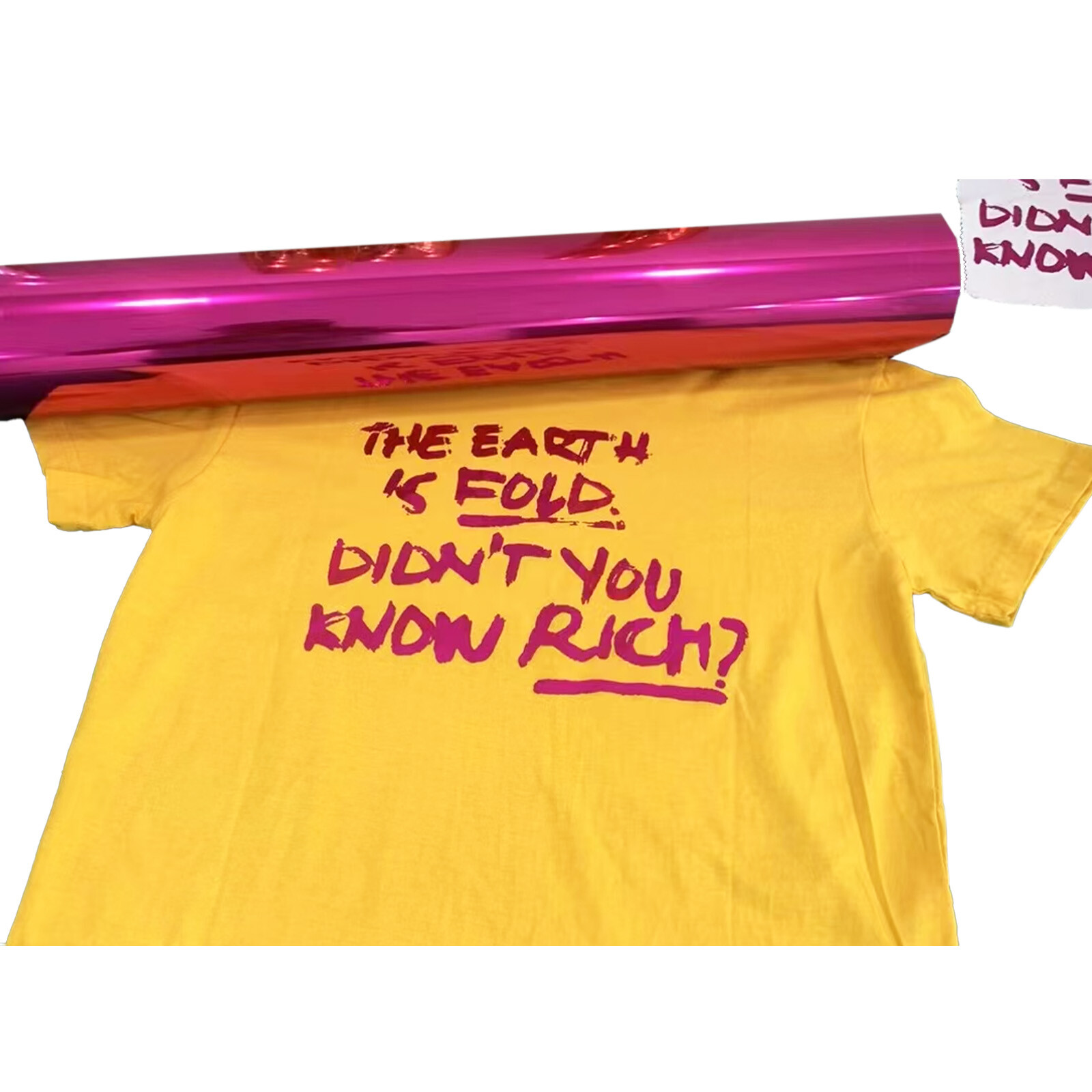 Wholesale 13in x 32.8ft / 13in x 164ft DTF Hot Pink Transfer Film Roll,Cold Peel