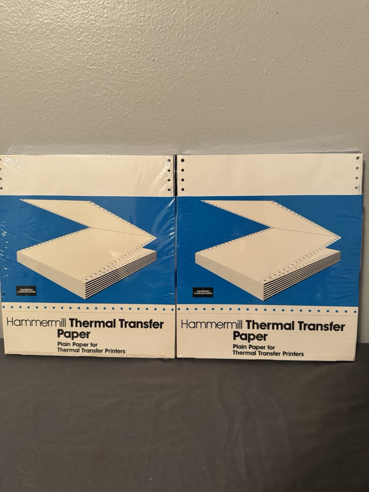 Lot of 2 Vintage Hammermill Thermal Transfer Paper Apple Scribe Okimate 10 20