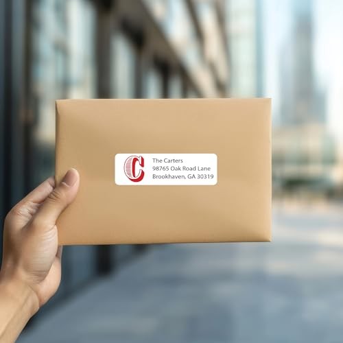 White Sticker Address Labels – 3″ x 1″ – Laser/Inkjet Compatible – 450 Labels
