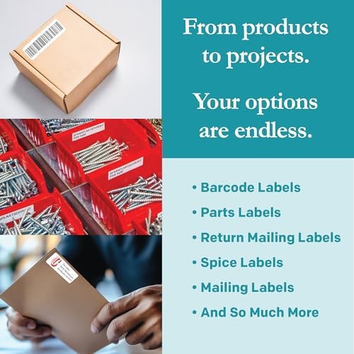 White Sticker Address Labels – 3″ x 1″ – Laser/Inkjet Compatible – 450 Labels