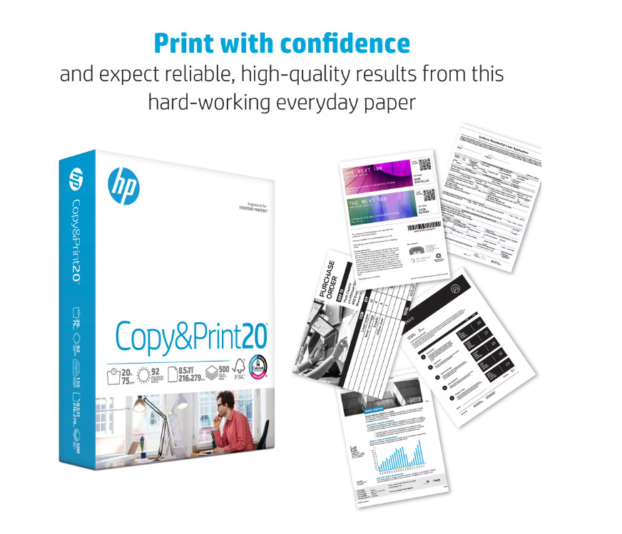 (2PACK) Printer Paper, White Letter Size 8.5″ x 11″, One Ream / 500 Sheets