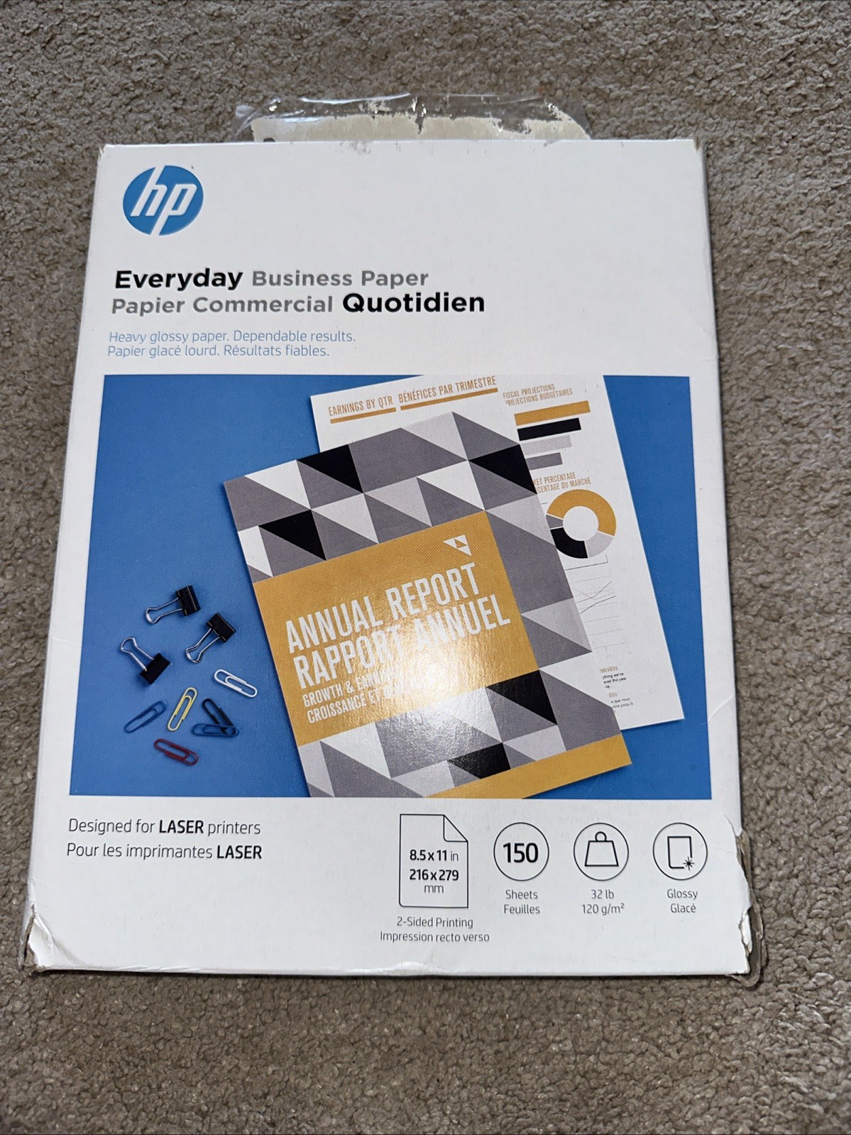 B-6. HP Premium Business Printer Paper Copier Paper