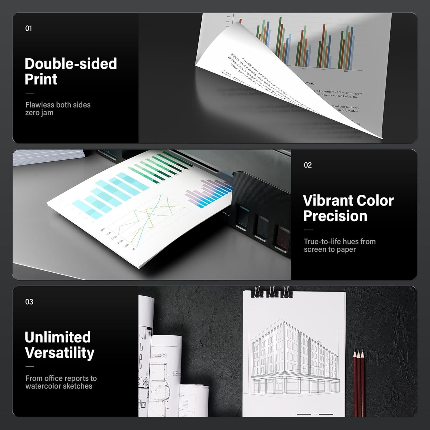 500 Sheets of 20lb High Brightness 8.5 x 11 Copy Paper – Jam-Free Performance