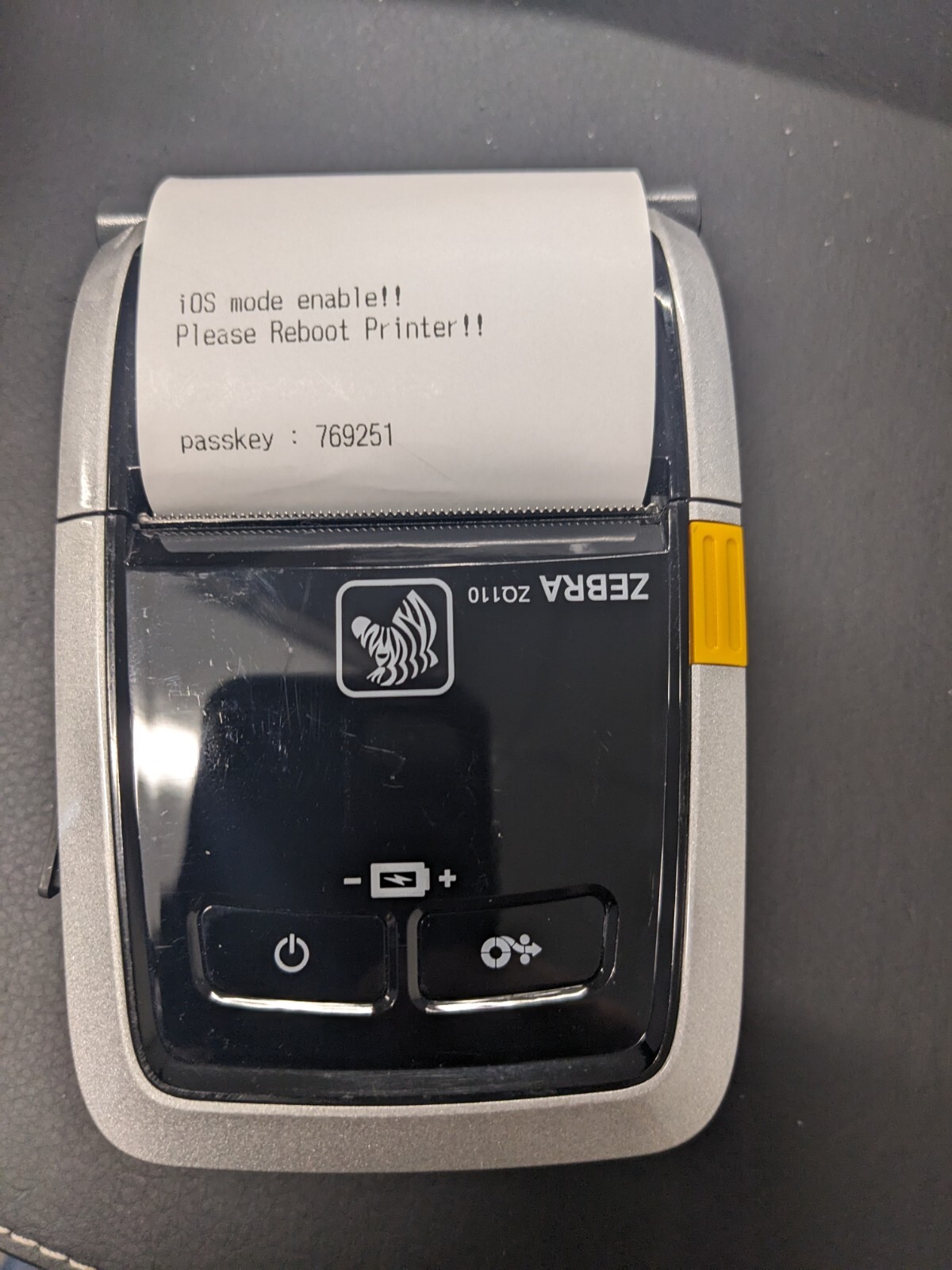 Zebra ZQ110 Mobile Bluetooth Thermal Label Receipt Printer w/Battery