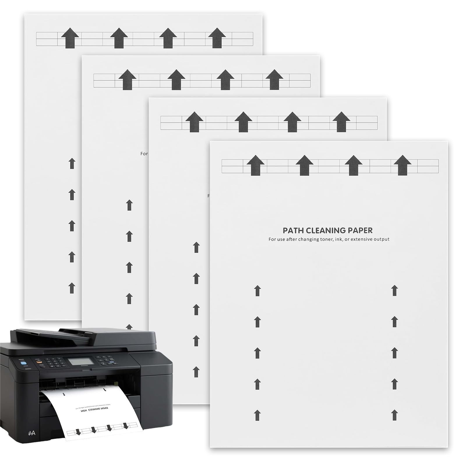 Printer Cleaning Sheets 15-Pack-【Removes Ink, Dust, Dirt & Debris】8.5 x 11 In…
