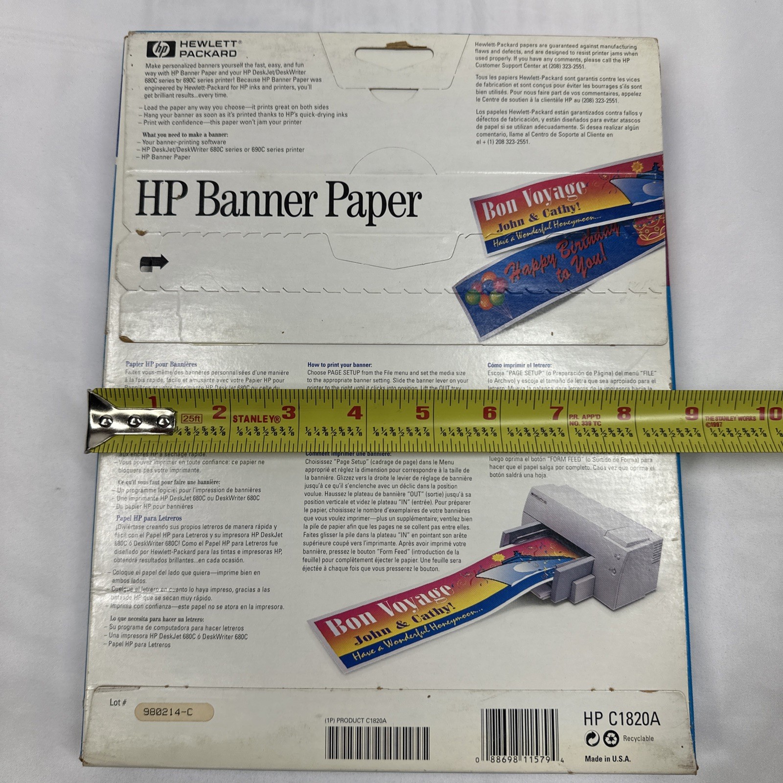 HP Banner Paper for Inkjet Printers – Make your own Banners NEW