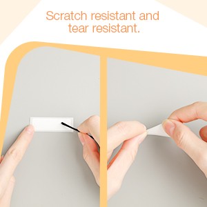 1280 Pieces Label Printer Tape 12 x 40 mm Laminated Labeling Stickers