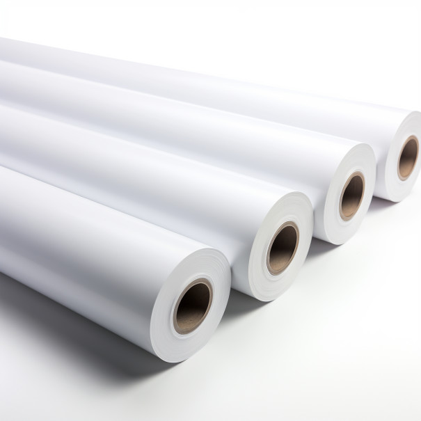 36” x 150′- 4 ROLLS – 24 lbs GIS PLOTTER PAPER CAD WIDE FORMAT BOND PAPER ROLLS