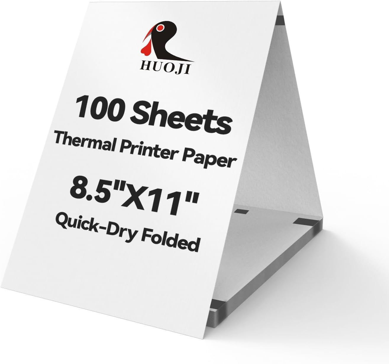 Inkless Printer Paper 8.5 X 11, US Letter Size Thermal Printer Paper, 100 Sheet