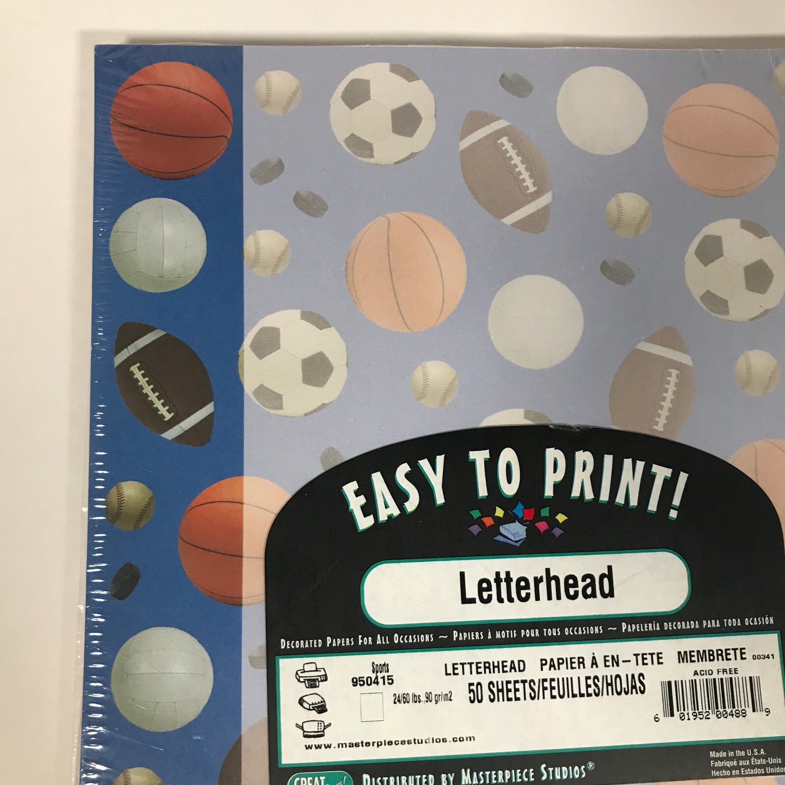 Great paper Kinkos Gibson 50ct/25ct Sports Football 8.5in X 11in Printer Paper