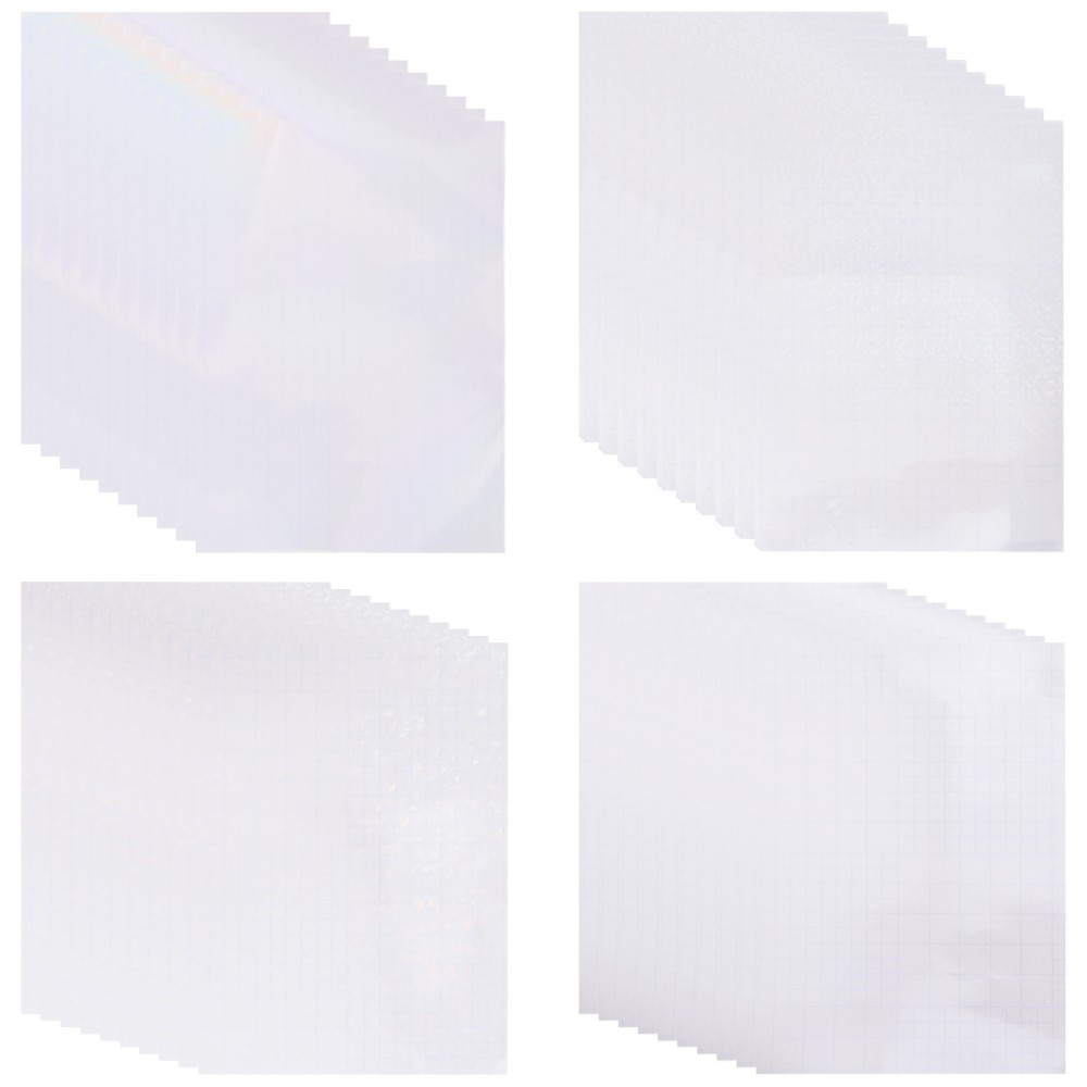 40 Sheets Holographic Laser Stickers Printable Paper for Printing DIY Film
