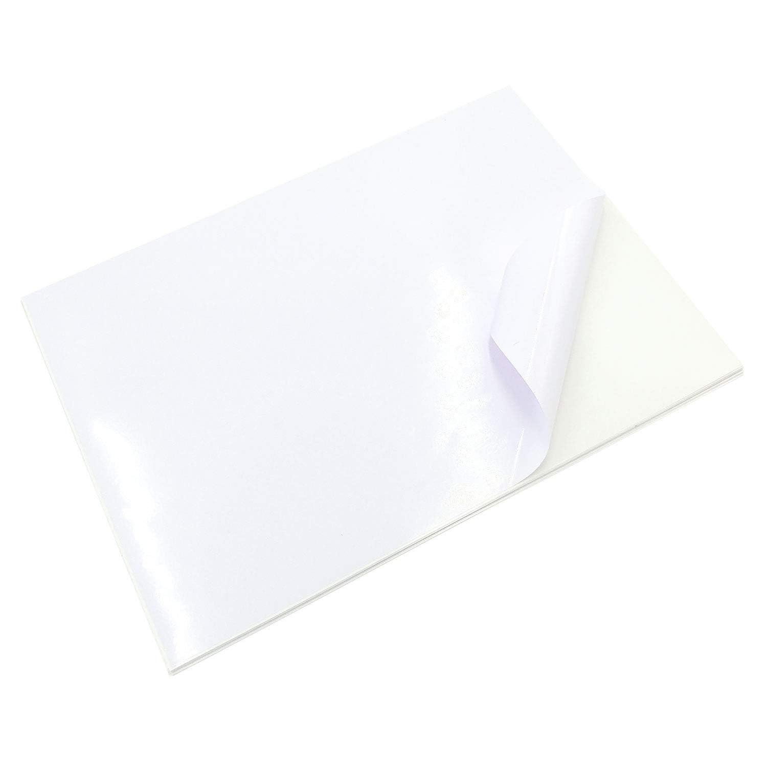 Evergreen Goods Ltd 20 Sheets A4 White Gloss Waterproof PVC Self Adhesive…