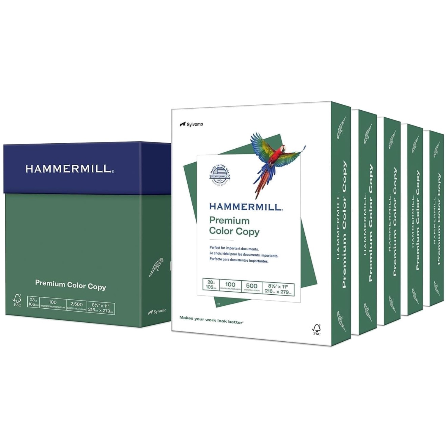 High Brightness Printer Paper – 2500 Sheets