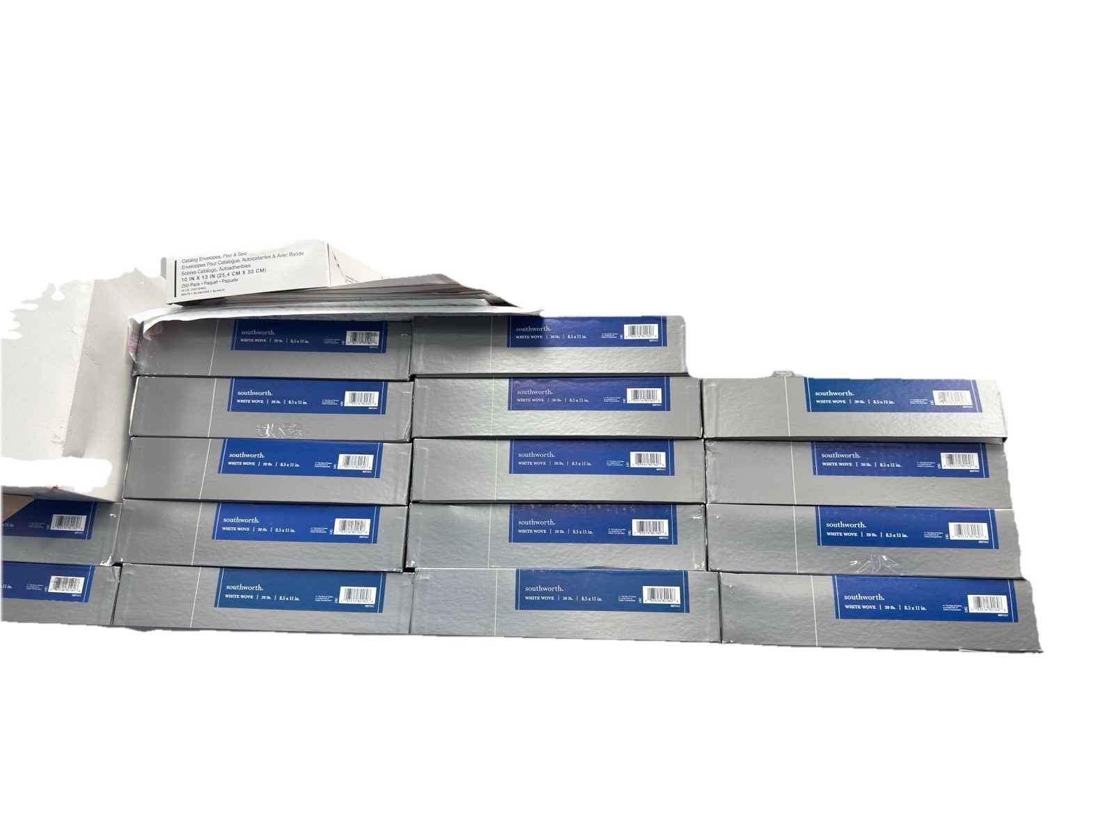 Southworth 25% Cotton Fine Business Paper WHITE 20 lb 8-1/2 x 11 Bond 500 Sheets