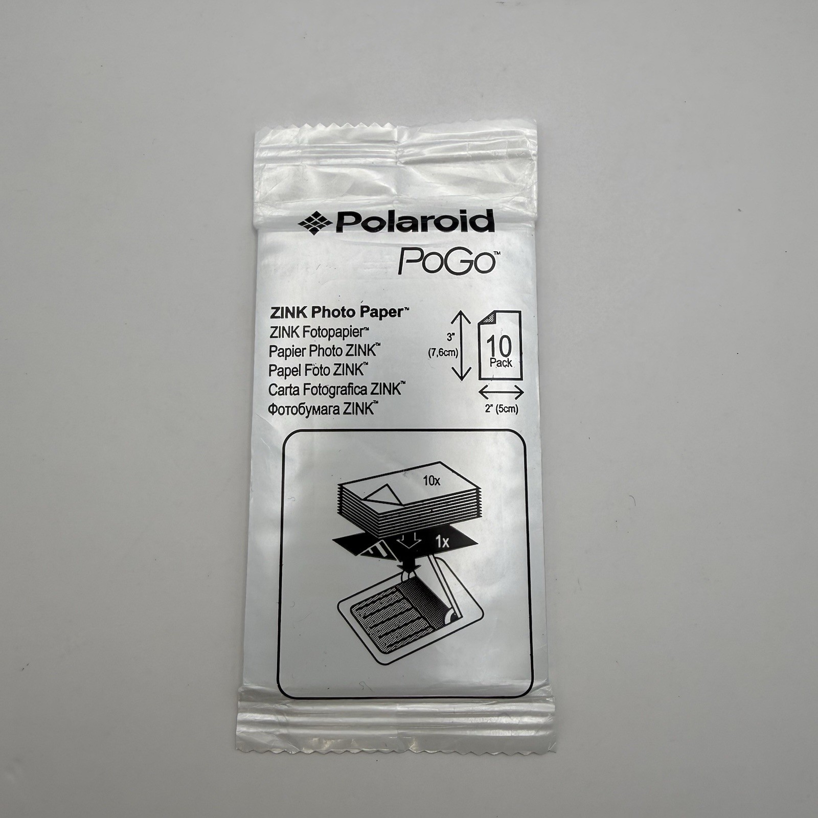 Polaroid PoGo 2×3″ Zink Photo Paper 80 Sheets – NEW Sealed / 8 Packets