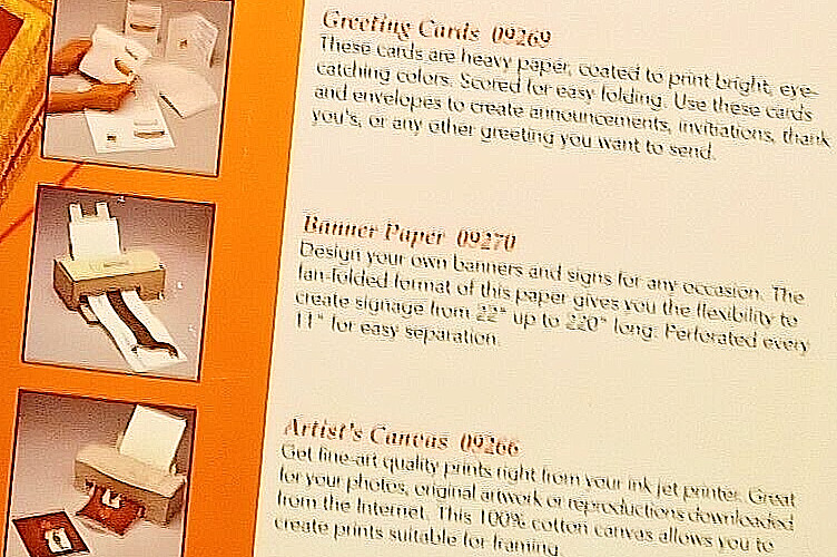 New Image Flow Injet Computer CLEAR BANNER PAPER 40 Sheets DIY Window Stickers