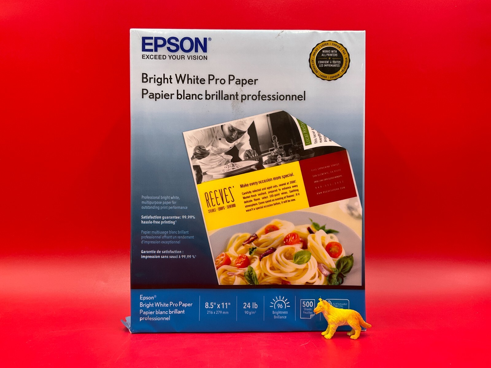 Epson Premium Paper 8.5″x 11″ 500 sheets S041586 ✅❤️️✅❤️️ NEW! SEALED! ✅❤️️✅❤️️