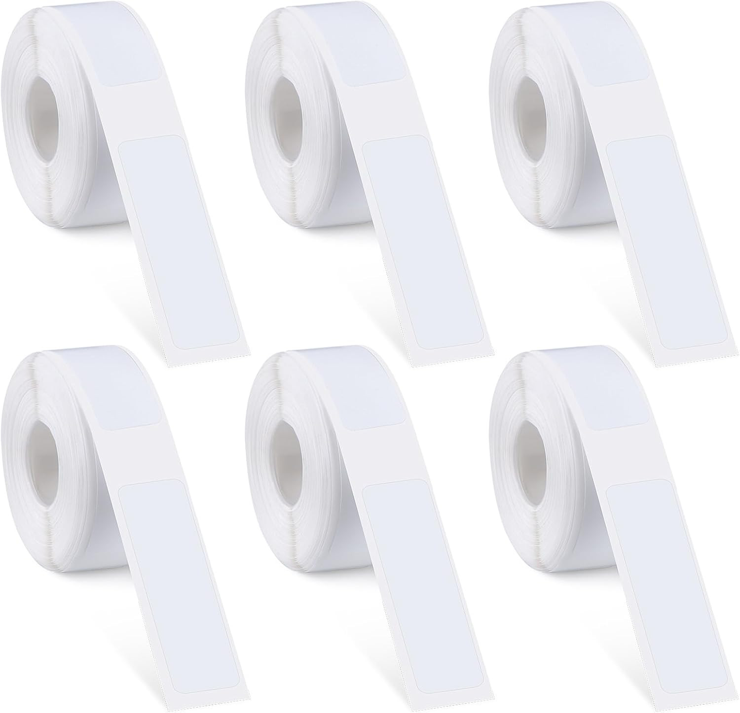 6 Rolls Label Maker Tape 12x40mm D30 Thermal Stickers Waterproof 960 Labels