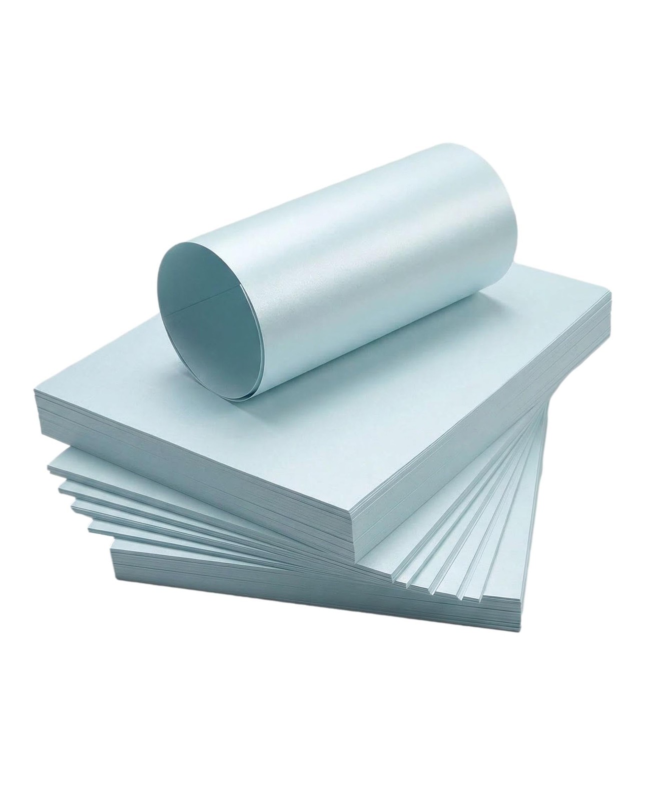 A4 Baby Blue Majestic Pearlescent Shimmer Paper Double Sided 120gsm Suitable …