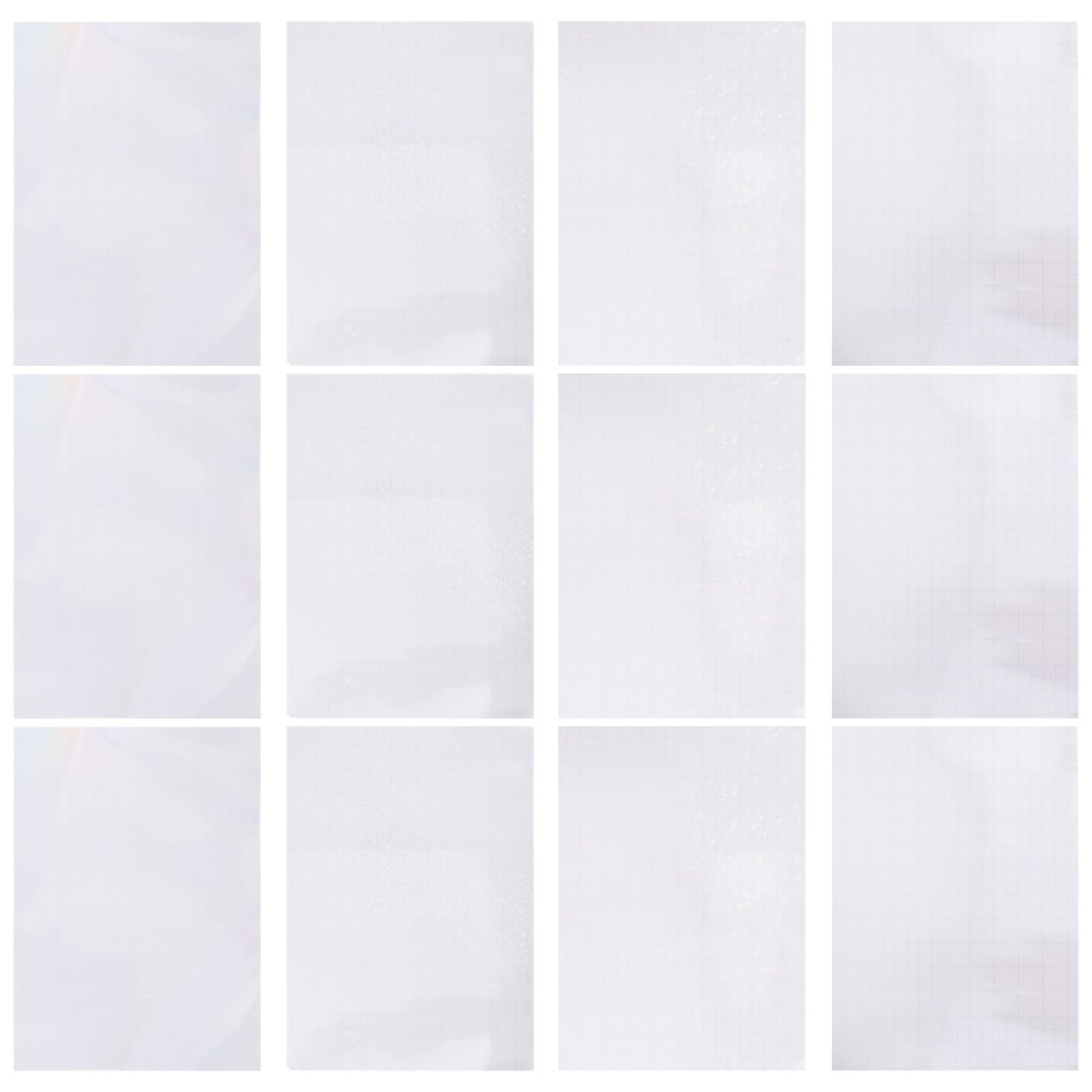 40 Sheets Holographic Stickers Adhesive Film Cold Laminated