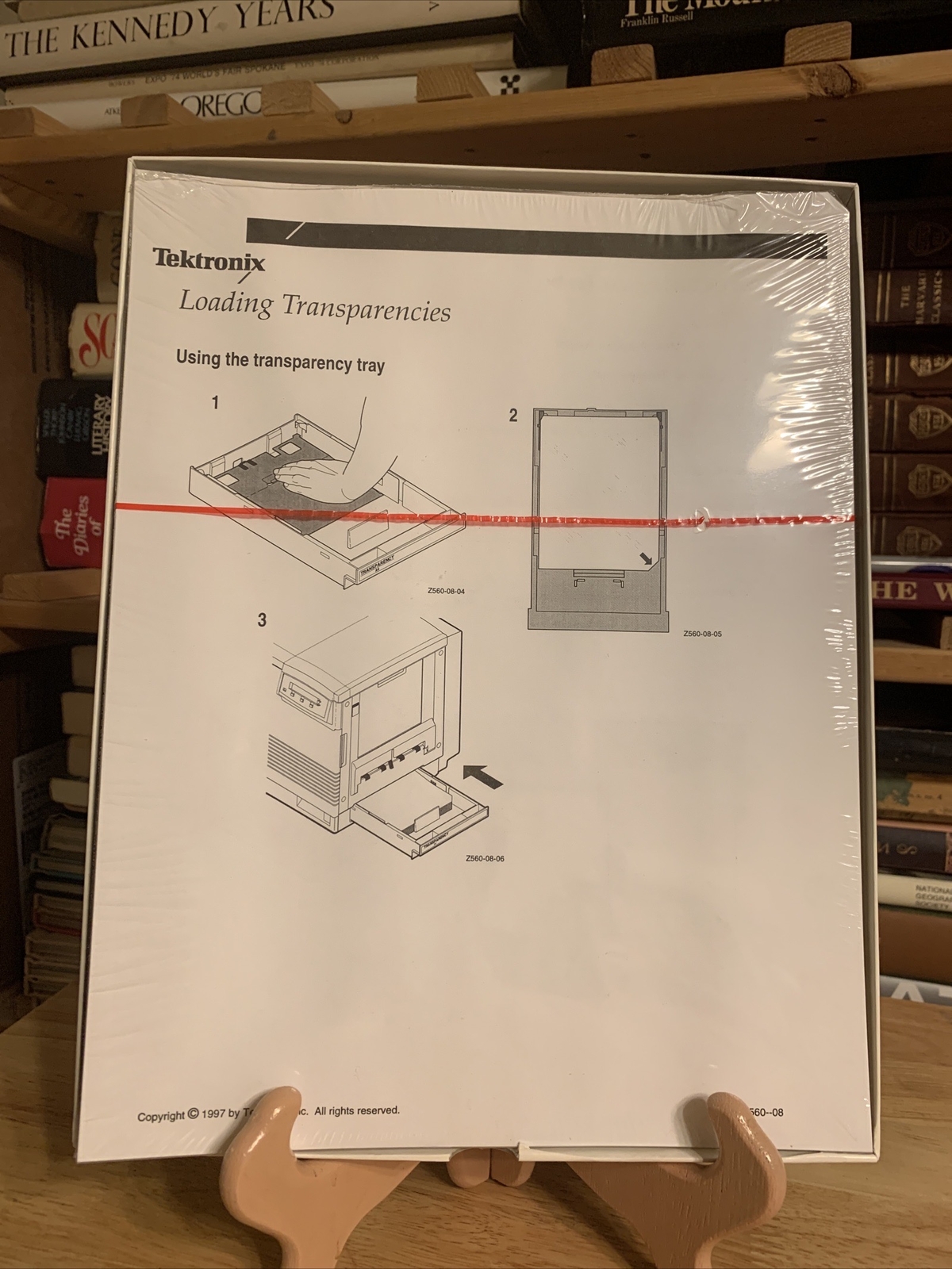 Tektronix Phaser 560 Transparency Film A-Size 8.5 x 11in 016-1531-00 50 sheets