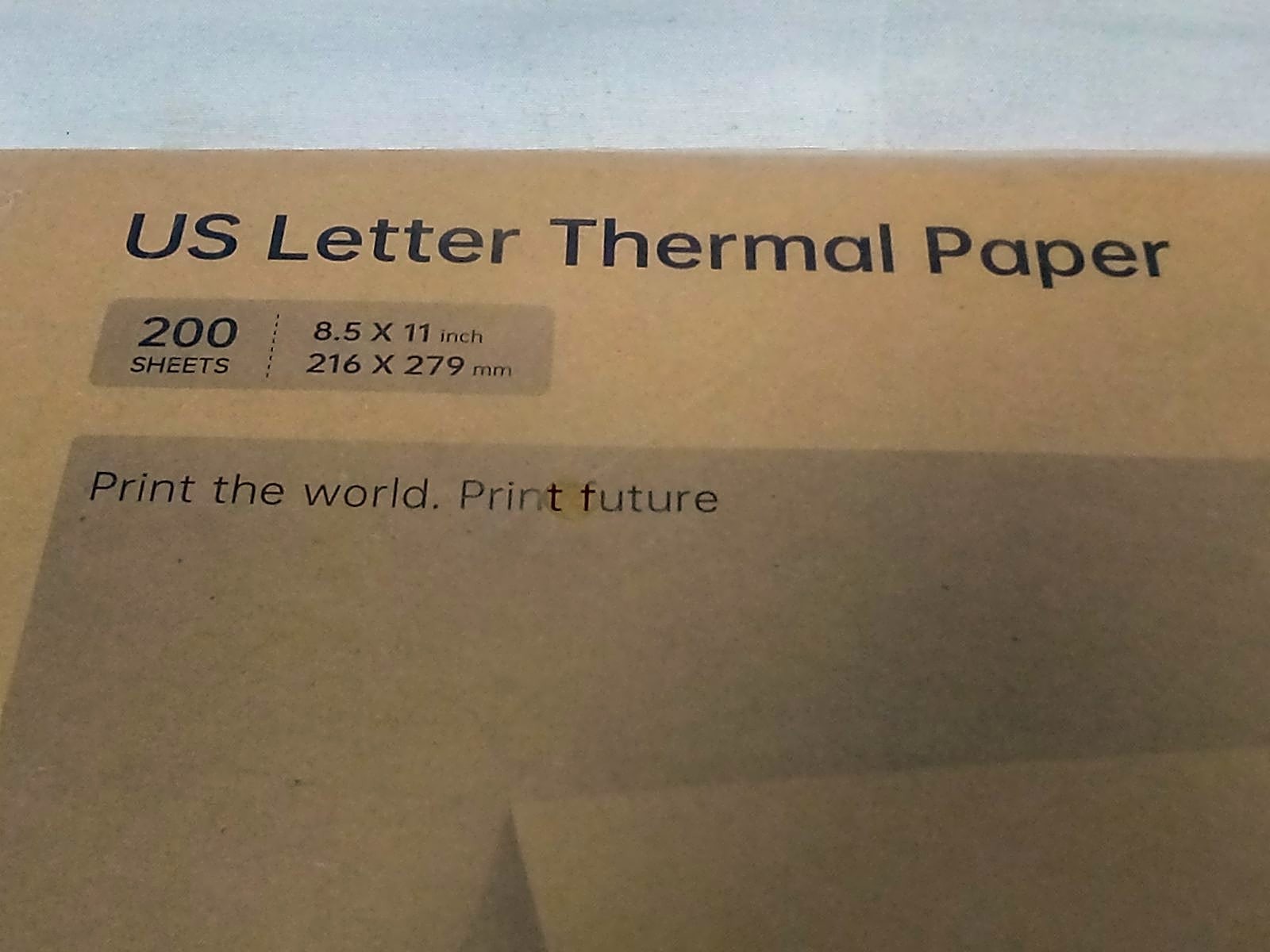 Lot of 7 Packs US Letter Thermal Printer Paper 8.5 x 11 in 200 Sheets
