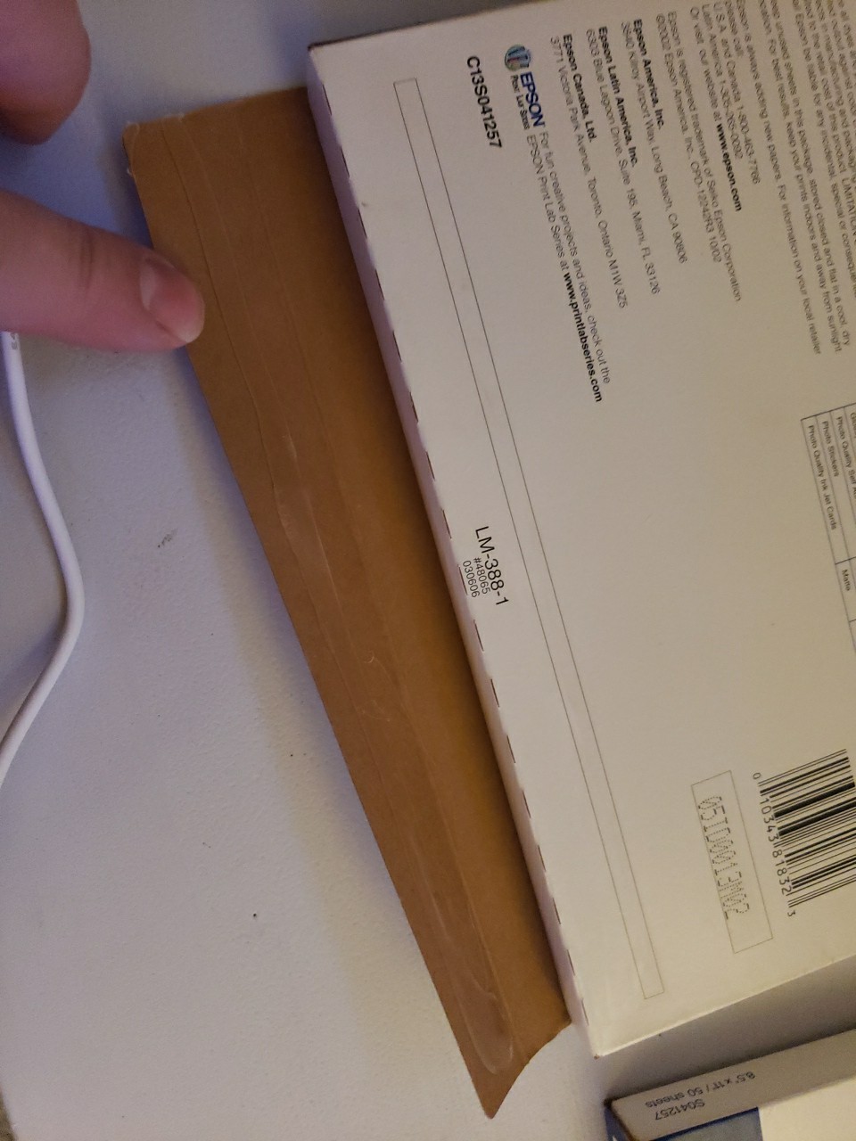 Lot Of 2 Epson Matte Heavyweight Photo Paper S041257 8.5 x 11 50 sheets Per Box