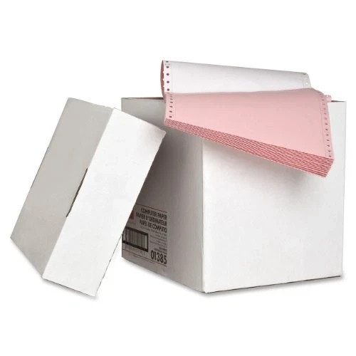 Sparco Products 3-Part Continuous-Form Carbonless Printer Paper, 9-1/2″ x…