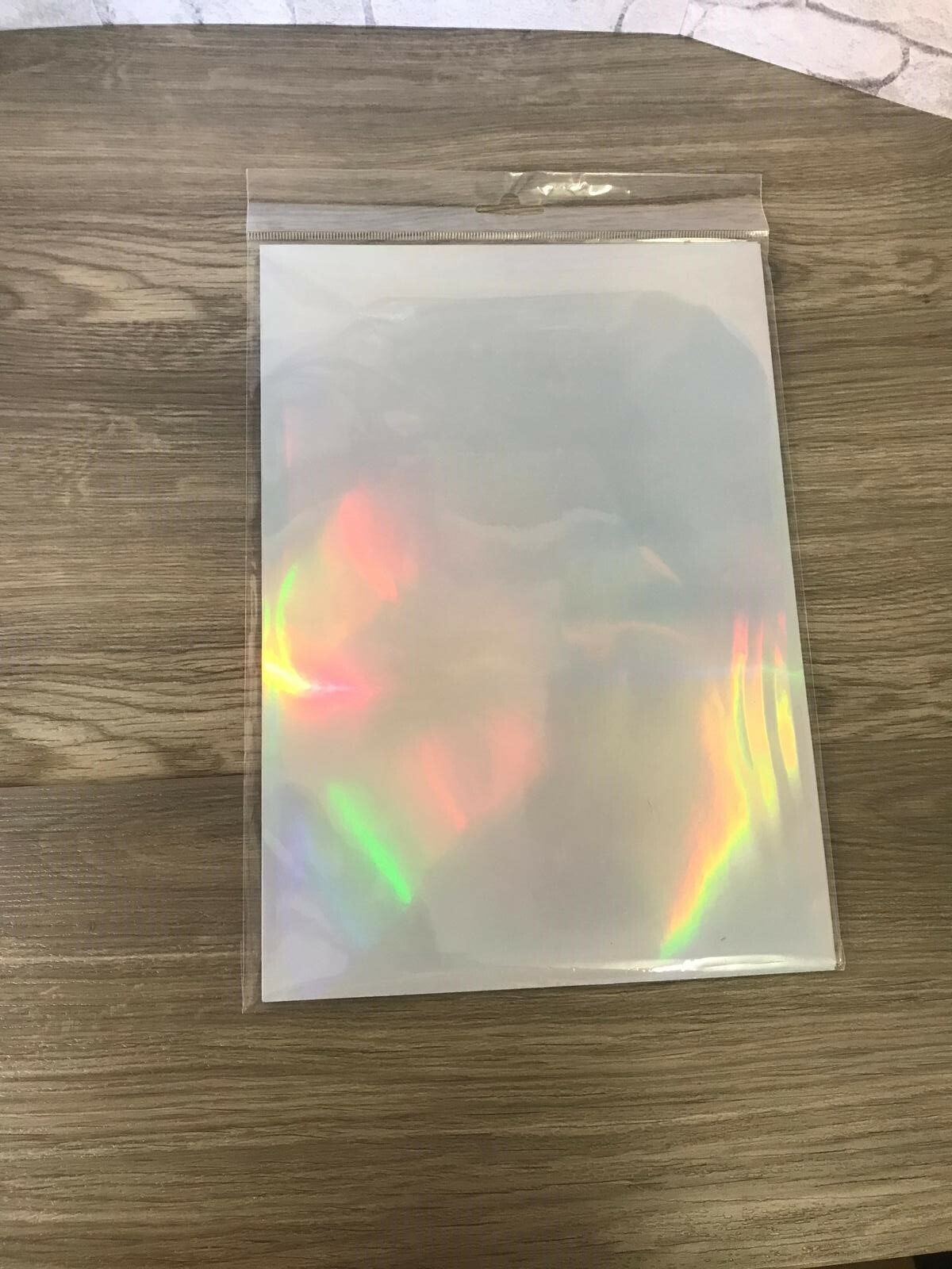 10 A4 Premium HOLOGRAPHIC Self Adhesive INKJET Printable PP Film Sticker Sheets