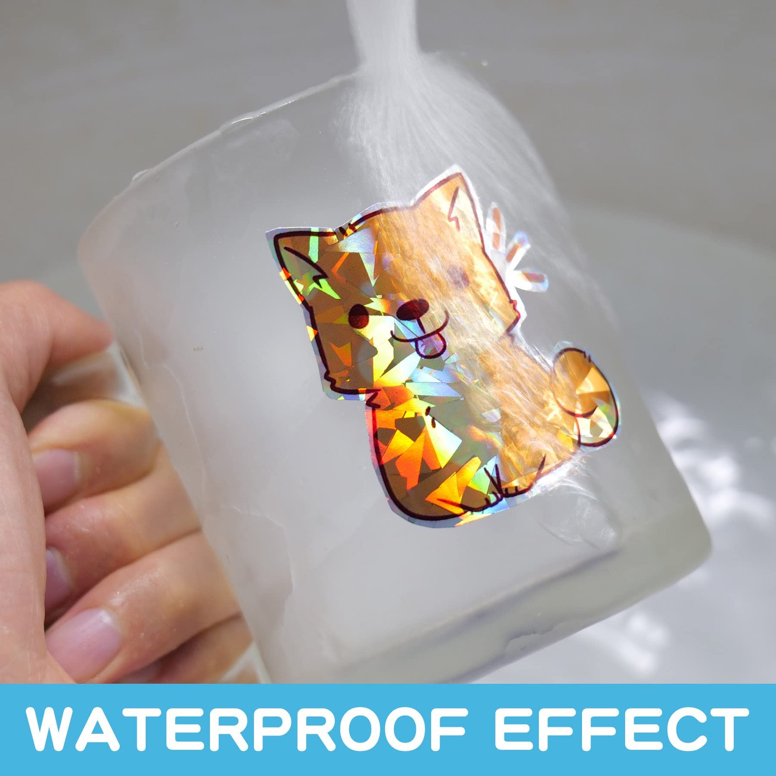 20 Sheets Printable Holographic Sticker for Inkjet & Laser Printer Holographi…