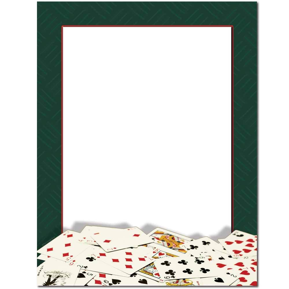 Playing Cards Letterhead Laser Inkjet Printer Paper Stationery 25 PCS