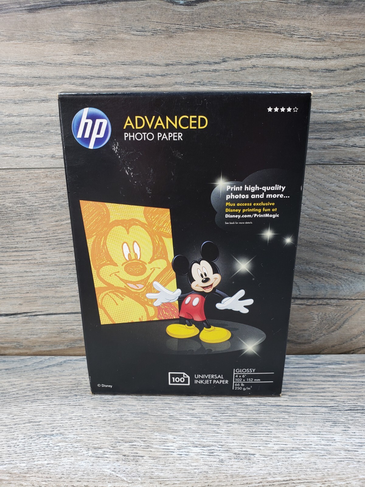 HP Advanced Photo Universal Inkjet Paper 4”x 6” Glossy 100 Sheets