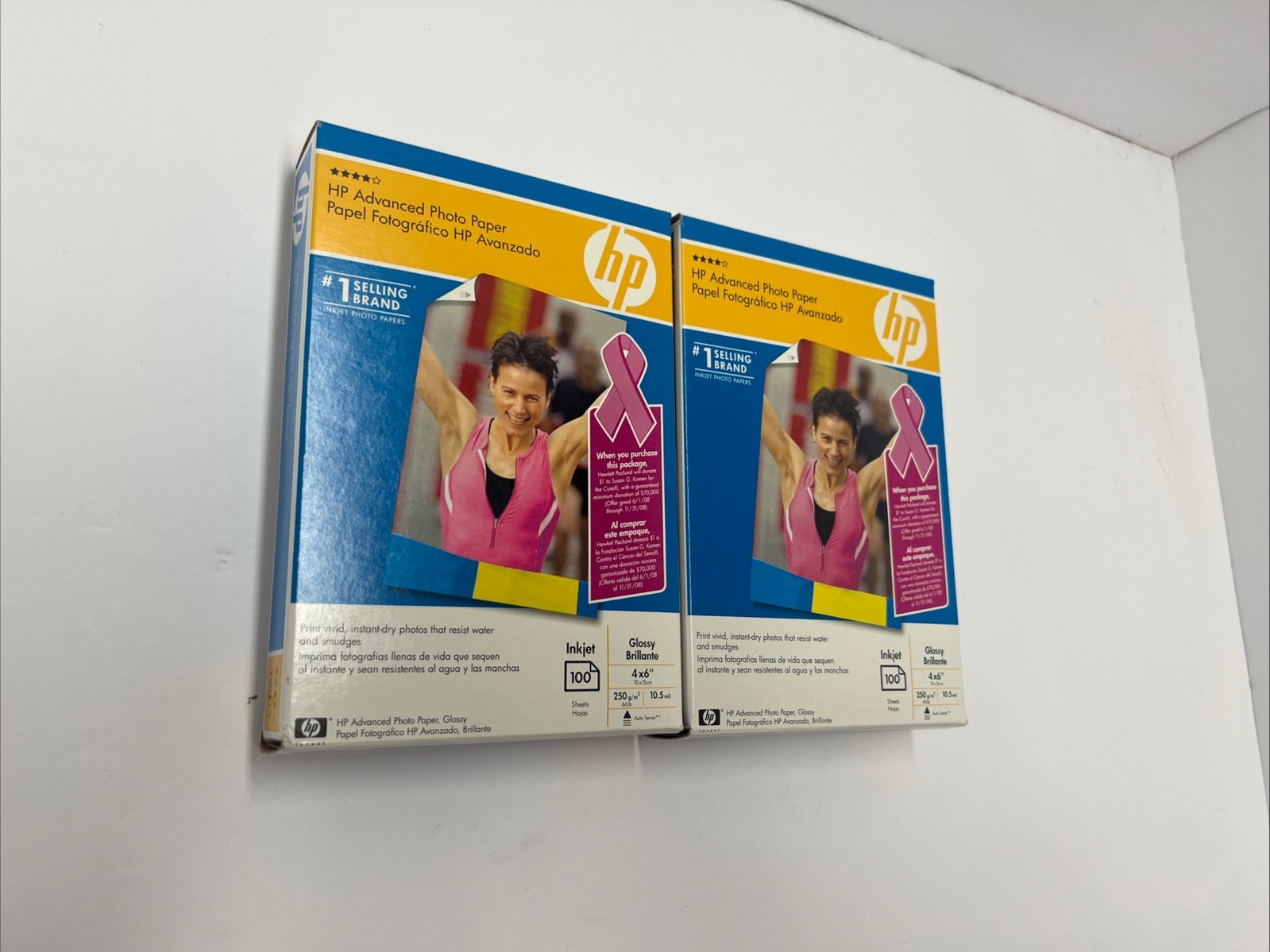 HP Advanced Photo Paper Glossy 100 Sheets 4×6″ Inkjet Boxed (Set Of 2) Boxed