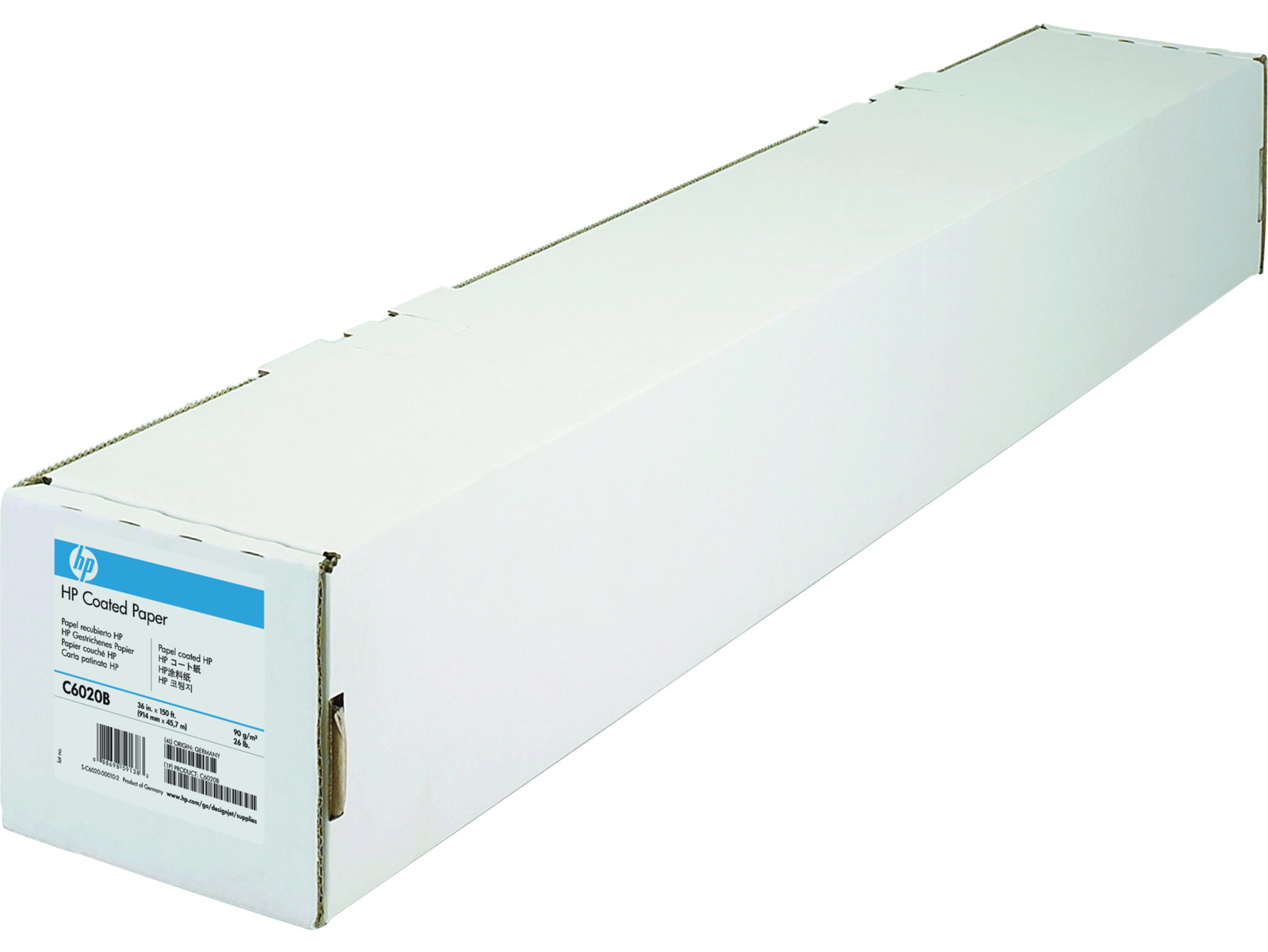 HP Designjet Inkjet Large Format Paper-914 mm x 45.7 m (36 in x 150 ft)