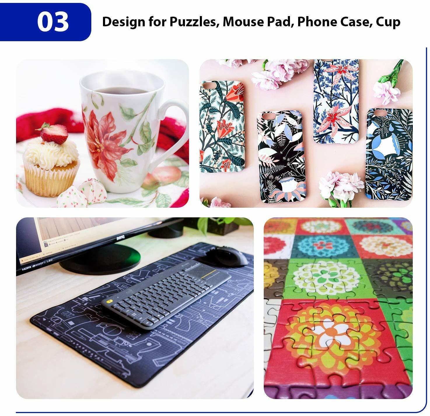 Koala Sublimation Ink Inkjet Heat Transfer Paper 11×17 100 Sheets for DIY Gifts