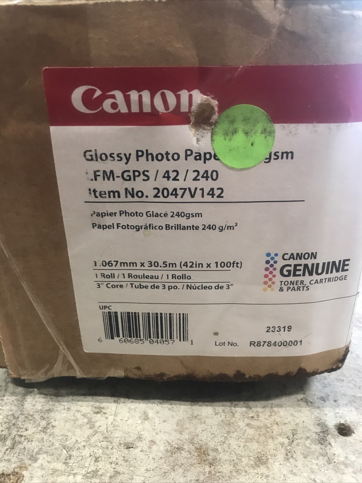 Canon 2047V142 Paper for Wide Format Media 240 GSM LFMGPS/42/240