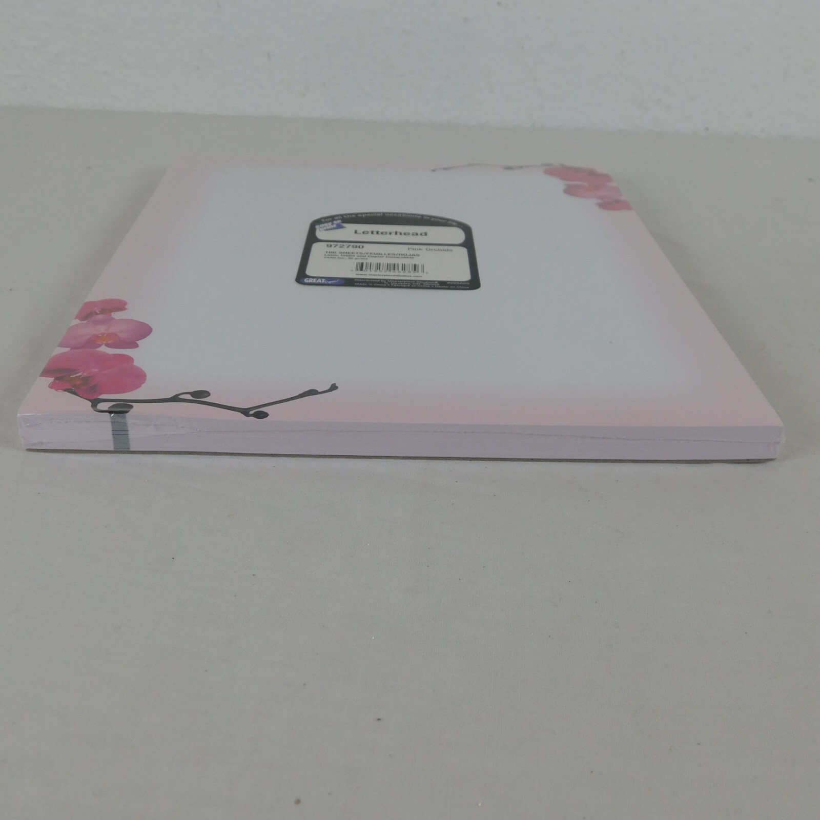 Pink Orchids Letterhead 8.5 x 11 Great Papers 100 Sheets New in Package Printer