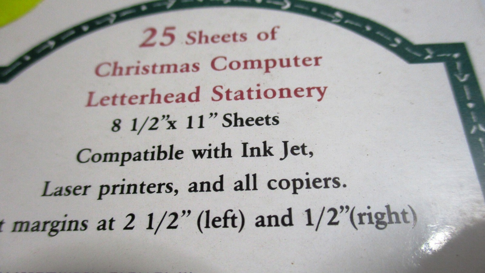 DAYSPRING~25 Sheets 8.5″x11″ HOLIDAY Christmas ANGELS & JESUS LASER LETTERHEAD