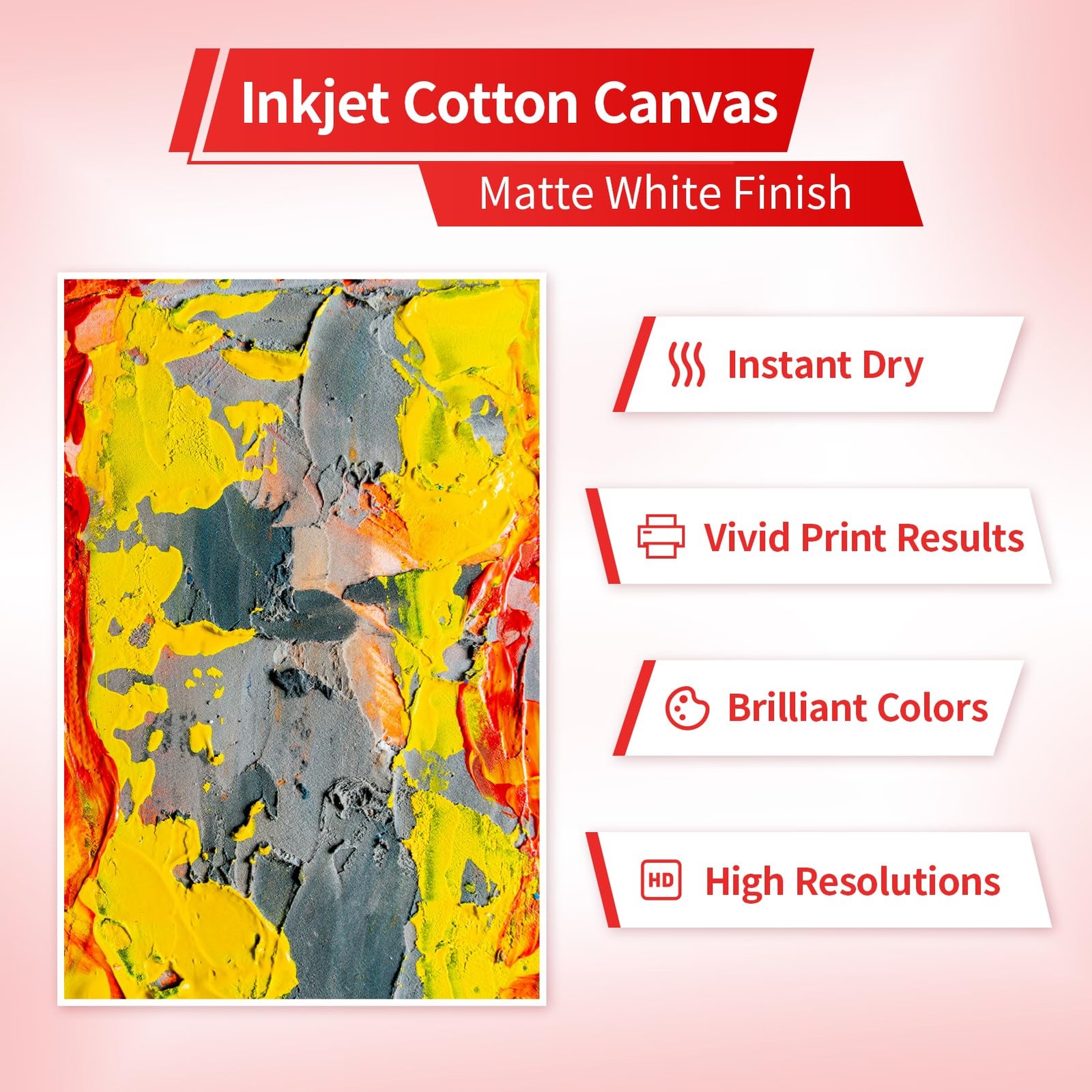 350g Premium Printable Cotton Fabric Sheets for Inkjet Printer – 8.5×11 Inch,…