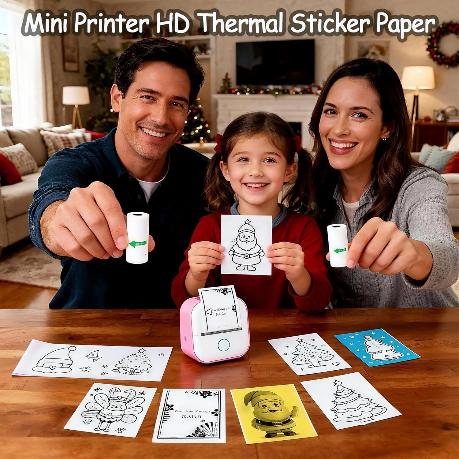 6 Rolls White Thermal Sticker Paper for Phomemo T02/M02/M02S PRO Mini Printer…