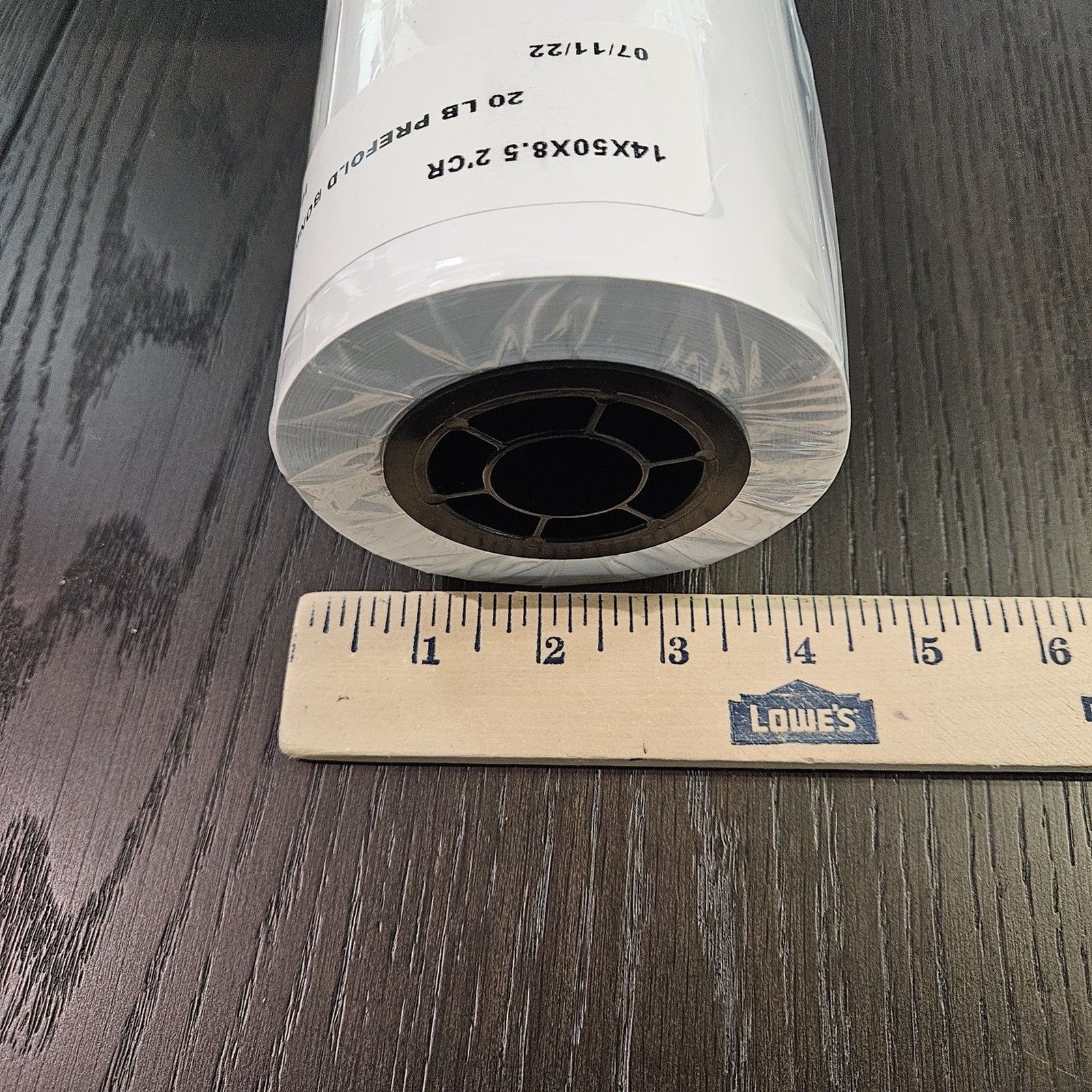 4 Rolls Prefold Bond Paper 20lb 14″ X 50′ X 8.5″ 2 In. Core New Open Box
