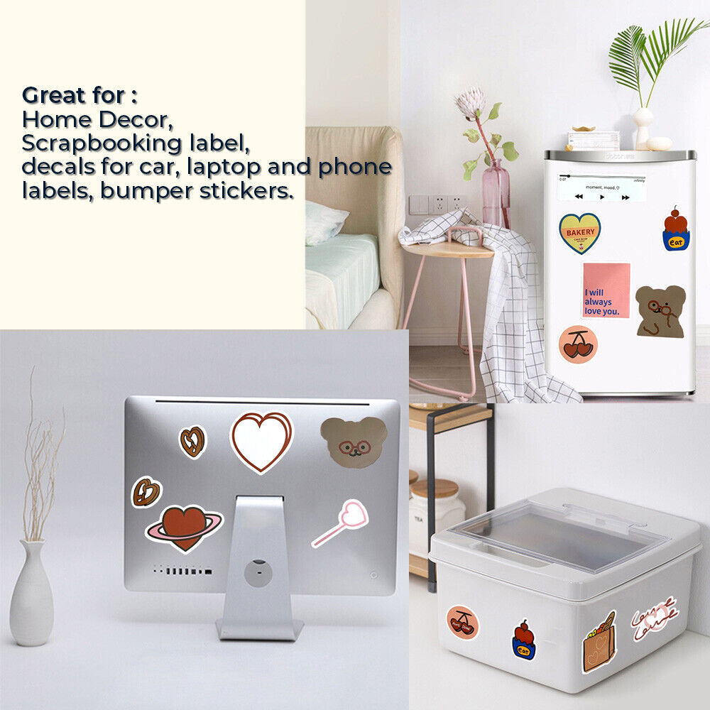 Vinyl Sticker Paper Glossy Matte Clear Waterproof Printable Inkjet Laser Printer